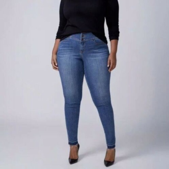 Lane Bryant Denim - Lane Bryant High Rise Super-Stretch Skinny Jeans